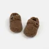 Zapatos de Felpa Cálidos de Algodón Doble de Color Sólido para Niños 2026 Otoño/Invierno Nuevos Mocasines Casuales Versátiles Elegantes Zapatos de Algodón