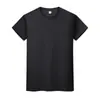 Camiseta 100% Algodão com Logo Personalizado, Gola Redonda Elegante de Manga Curta para Trabalho, Camisetas Culturais para Publicidade em Grupo, Roupas de Trabalho, Bordado e Estampagem