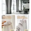 Juego de Cortinas Eléctricas Personalizado Apertura y Cierre Ajuste a Alta Temperatura 1.5x Tela de Chenilla para Hotel Cortinas Gruesas para Hotel