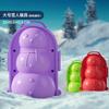 Agite o som do clipe de bola de neve, arma de rei da neve, ferramenta de clipe de neve, molde de luta de bolas de neve, brinquedo de patinho, crianças fazem um boneco de neve