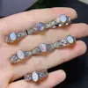 Anel de opala natural com incrustação de cobre pedra principal 4*6mm fornecedores fornecem best-seller transfronteiriço AliExpress atacado pedras preciosas naturais