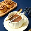 Talheres de Aço Inoxidável 304 Estilo Coreano, Garfo para Bife Estilo Ocidental, Colher de Sobremesa, Garfo e Colher para Uso em Hotel e Casa, Alto Valor Estético para Uso Doméstico