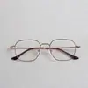 Gafas poligonales retro 0039 en color burdeos para mujer, estilo de negocios, titanio puro, montura de gafas ultraligera, gafas Dachengxiang