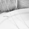 Cadena Chapada en Oro de 14K, Cadena Fina, Cadena de Borla con Forma de O, Cadena de Extensión, Pulsera, Collar Materiales, Accesorios de Cadena Suelta para Manualidades