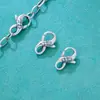 Prata de Lei S925 Retro Personalizado Cruz Fecho Lagosta Fecho de Mola DIY Pulseira de Contas Pérola Fecho de Extremidade Colar Fecho de Prata