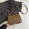 Primavera 2025 Nova Moda Coreana Bolsa Feminina Multicor Tendência Ombro Único Transversal Pequena Bolsa Quadrada High-End
