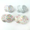 Base Xue Mei Niang Desechable Papel Aceite Portapapeles Pastel Pequeño Crema Ligera Taza Mafen Molde para Hornear Resistente a Altas Temperaturas Portapapeles
