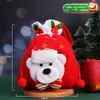 Decoração de Natal Sacola de Presente de Véspera de Natal Sacola de Doces de Natal Sacola de Presente Velhinho Fofo Sacola de Maçã Sacola Tote Infantil