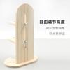 Bebedero Vertical para Hámster Soporte de Madera Maciza para Tetera Tetera de Bola al Vacío Altura Ajustable Soporte de Tetera Paisajístico