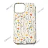 Bestseller de TEMU Pantalla Completa Color Fresco Flor Pequeña Funda para Teléfono Película iPhone 17 Funda Protectora Agujero Grande Apple 16