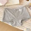 Pantaletas de Algodón Antibacterianas para Niña Dulce de 10A con Entrepierna Extendida, Cintura Media, Cómodas, Lazo Delicado, Boxer para Niña
