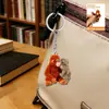 Colgante de peluche heMonkey para protección transfronteriza, colgante de acrílico de orangután de pelo rojo