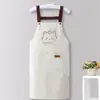 Delantal impermeable y a prueba de aceite, delantal de cocina nuevo y elegante para uso doméstico, uniforme de trabajo, resistente a las manchas, adecuado para restaurantes, ropa de trabajo unisex