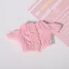 Ropa para muñeca de 10 cm, camiseta de manga corta, chaleco para muñeca, colección de atuendos para muñeca Labubu de 17 cm
