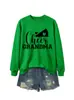 Sudadera deportiva casual cómoda versátil para mujer cheer grandma Amazon eBay tienda independiente capa base