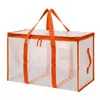 Bolsa de almacenamiento grande para mudanzas, exclusiva para uso transfronterizo, hecha de material PP grueso y plegable, adecuada para el almacenamiento de ropa, impermeable, a prueba de polvo y a prueba de humedad