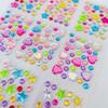 Estilo Ins Atacado Colorido Diamante Mini Adesivo Acessórios DIY Acrílico Estéreo Decoração Crianças Estudante Amor Adesivo