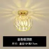 Luz de Corredor de Cristal de Quarto Luz de Teto de Varanda Estilo Nórdico LED Pequeno Lustre Europeu Luz de Entrada
