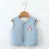 Chaleco de Felpa para Niños Primavera Otoño Invierno Chaleco Cálido sin Mangas para Bebé Cárdigan para Niños Capa para Bebés Ropa