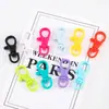 Plástico Color Dopamina Broche de Langosta Hebilla de Cierre para Collar DIY Colgante Llavero Accesorios de Joyería Material Venta al por Mayor