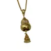 Pingente de Cuia e Guanyin em Prata de Lei S925 Yincheng, Estilo Chinês Novo, Pingente da Sorte com Corrente Chopard, Corrente Versátil para Clavícula, Tendência Nacional