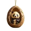 Decoraciones Navideñas de Cachorro Búho Nuevo Transfronterizas Colgante para Árbol de Navidad Impresión Plana 2D Colgante Pequeño de Acrílico