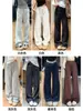 Pantalones deportivos blancos y grises para mujer, nuevo modelo otoño 2026, de cintura alta, casual, petite, holgados, de pierna recta, pierna ancha estrecha, joggers