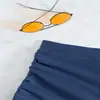 Bañadores Deportivos Ajustados Elásticos de Cintura Alta Fruncidos Estilo Europeo y Americano Modelo Nuevo 2026 Color Sólido Cordón Botón Cuatro Esquinas