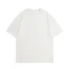 Camiseta de Algodón Puro de Peso Pesado Talla Europea Transfronteriza 300g Ropa Americana de Verano para Jóvenes Hombres Manga Corta Hombro Descubierto Cuello Redondo