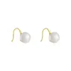 Aretes de Perla Studs Mujer Coreanos Gama Alta Personalidad Francesa Simples Versátiles Temperamento Pendientes de Moda Accesorios para Orejas