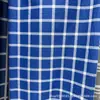 Nuevo Estilo Ropa de Cama de Algodón Puro Sarga Cuadros Azules 666 para Dormitorio Estudiantil, Funda Nórdica, Funda de Almohada, Juego de una Pieza para Literas Superiores e Inferiores