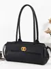 Bolsa Transfronteiriça Estilo Xiaoxiangfeng com Padrão de Losangos e Cristais, Bolsa de Ombro Pequena para Baguete, Bolsa Feminina de Grande Capacidade, Leve, Luxo, Moda, Versátil, para o Dia a Dia, Ombro Único, de Mão, Feminina