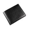 Cartera corta para hombre de suministro transfronterizo, versátil, juvenil, horizontal, casual, delgada, de cuero PU, con 3 ranuras para tarjetas, portaboletos moderno