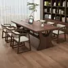 Escritorio grande de nogal sudamericano, adecuado para uso en la sala de estar, escritorio de estudio de madera maciza, escritorio de escritura, escritorio para oficina en casa, escritorio para computadora y silla
