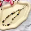 Cordón Decorativo con Cuentas Marrones Cámara Accesorio de Moda Versátil Retro Cadena Personalizada para Teléfono Accesorio Maillard