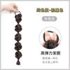 Trenzas para Pelucas de Mujer, Trenzas Burbuja, Doble Cola de Caballo, Esponjosas y Dulces, Nuevas Trenzas de Linterna Estilo Chino, Cabello Sintético, Trenzas de Boxeadora Chica Picante