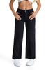 Jeans de Mujer Transfronterizos 2026 con Estiramiento, Estilo Workwear de Parches de Pierna Ancha Recta Vintage, Ajuste Ancho Europeo y Americano