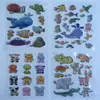 Calcomanías de Burbujas del Océano para Niños Calcomanías de Zoológico Calcomanías de PVC de Delfín Calcomanías Divertidas para Niños Pequeños