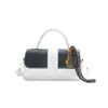 Bolsa Bolsa Feminina 2025 Nova Moda Bolsa de Ombro All-match Commuter Bolsa Crossbody Texted Estilo Ocidental Portátil Pequena Bolsa Quadrada