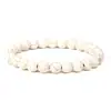 Pulseira de Pedra Olho de Tigre Amazonita Cordão Elástico Obsidiana Citrino Pedra Ágata Pulseira de Casal Masculina e Feminina Contas