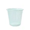Cubo de basura de plástico recortado para el hogar Sala de estar Dormitorio Cubo de basura de plástico Tapa simple sin tapa Papelera de baño Basura de limpieza