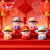 Adorno Pequeño Zhuangyuan Linda Figura de Personaje de Dibujos Animados Leyendo Figura de Persona Pequeña Decoración DIY para Micro-Paisaje de Escritorio Regalo Creativo