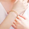 Pulsera de Plata de Ley S925 de Doble Capa con Lentejuelas Laterales para Mujer Diseño de Nicho Ins Estilo Japonés y K Dulce Joyería para Mejor Amiga Estudiante