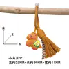 Cadena para Teléfono Llavero Creativo de Sándalo Zodiacal Pintado Atrae la Fortuna Colgante del Año del Caballo Decoración para Bolsa Artesanía de Madera