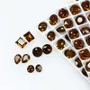 Rhinestones para Decoración de Uñas Color Amarillo Humo Cristal Dongzhou Colección Color Café Melard de Alta Calidad Accesorios de Uñas de Repuesto Huazi