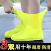 Cobre-sapatos de Látex, Cobre-sapatos de Silicone Espessado, Cobre-sapatos à Prova de Chuva, Modelos Especiais à Prova d'Água, Cobre-sapatos Antiderrapantes Resistentes ao Desgaste para Uso Externo, Protetores de Pés