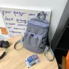 Mochila de Malha Color-Blocking Estilo Novo 2026 Transfronteiriça, Mochila Portátil para Caminhada ao Ar Livre, Bolsa Leve para Estudantes e Commuters