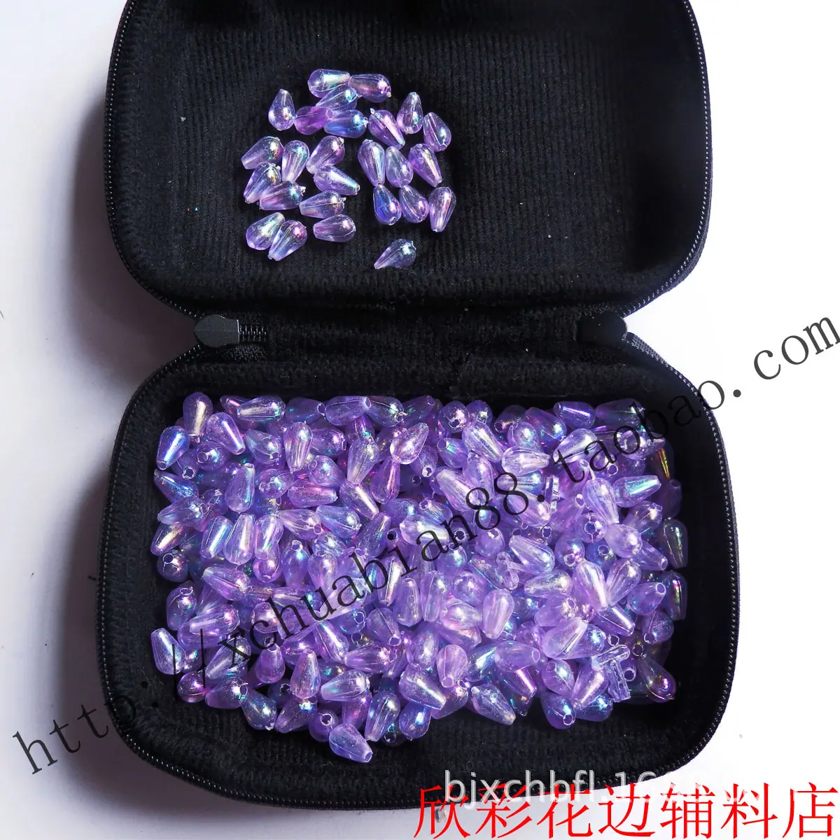 透明水滴珠子4