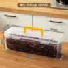 Caja de Almacenamiento de Especias Compartimentada de Mano para Cocina Plástico de Grado Alimenticio Sellada Caja de Almacenamiento para Ingredientes Grandes Organizador de Gabinete Caja