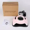 Nueva lámpara de uñas portátil de alta potencia 120W pantalla digital 36 UV/LED máquina de terapia de luz para uñas